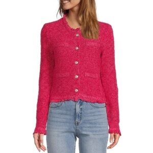 Sam Edelman Pink Women's Cardigan Sweater